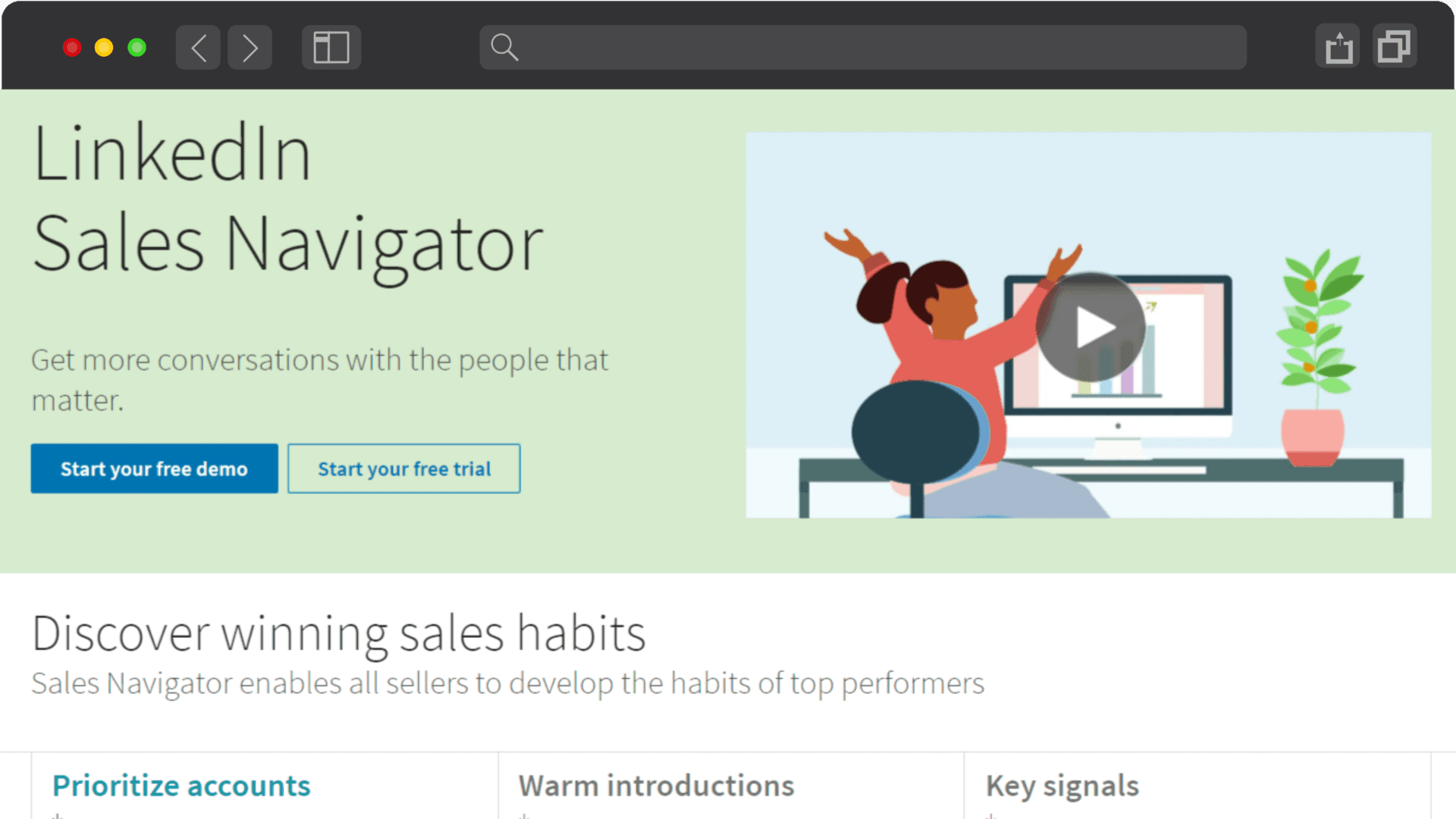 Sales Navigator, sales navigator